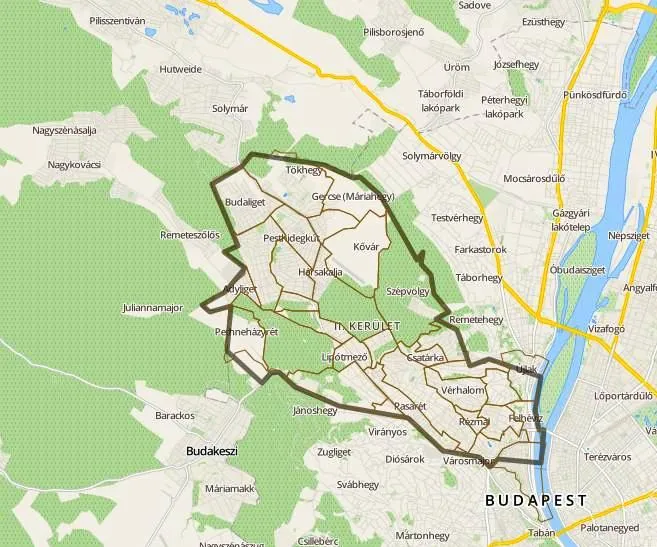 Kiszállási terület Budapest II. kerület